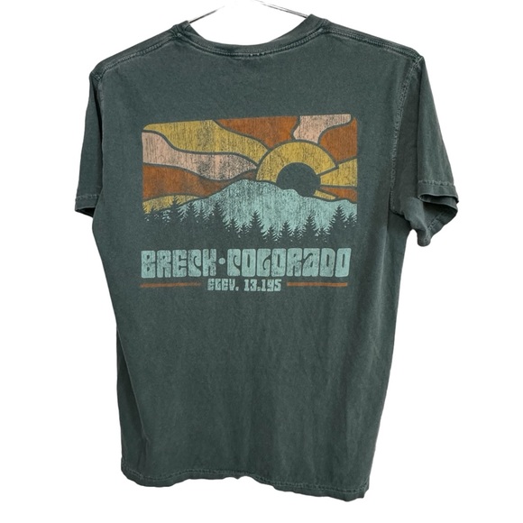 Comfort Colors Other - Vintage Aged Distressed Breck Breckenridge Colorado CO Ski Men’s S T-Shirt RARE